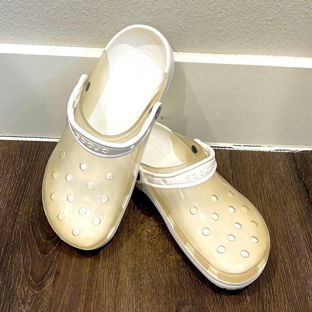 Crocs Classic Translucent Clog, White